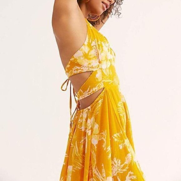 NWT Free People | Lille Maxi Dress | Yellow - Picture 2 of 8